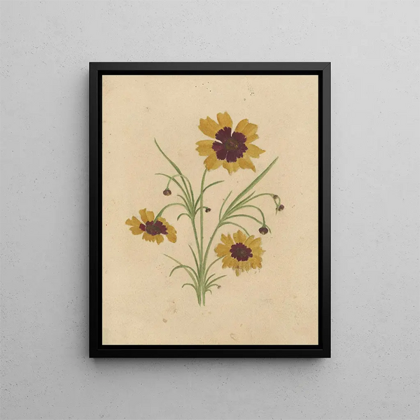 Album aquarelle de Deborah Griscom Passmore Pl68 - Deborah Griscom Passmore — framed artwork on a wall