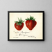Strawberry Brandywine - Deborah Griscom Passmore — framed artwork on a wall