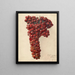 Vitis Sultanina Rosea - Deborah Griscom Passmore — framed artwork on a wall