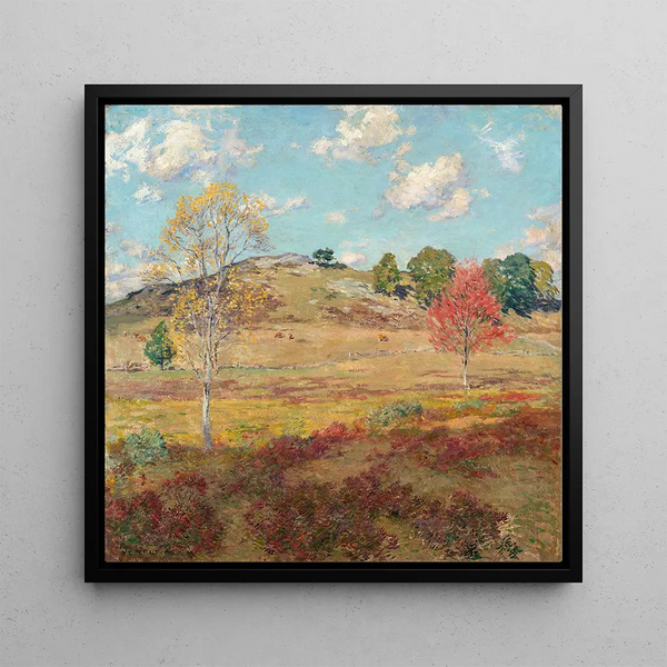 Early Autumn - Willard Leroy Metcalf — framed artwork on a wall