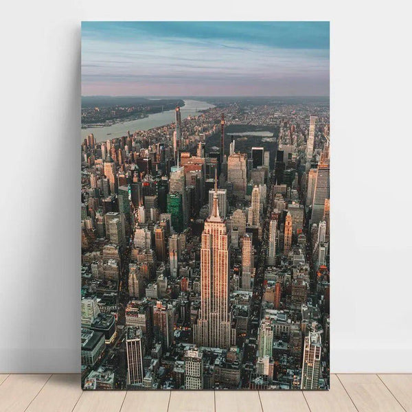 Aerial photo decoration of New York City