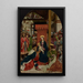 Adoration of the Magi - Defendente Ferrari — framed artwork on a wall