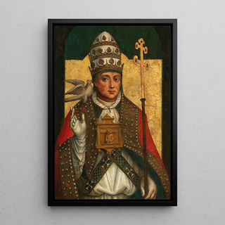 Reproduction of the painting Saint Gregory the Great - Defendente Ferrari
