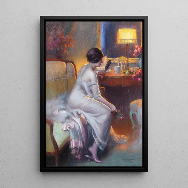 A Just Reflection - Delphin Enjolras — framed artwork on a wall