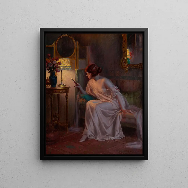 Before the sunset - Delphin Enjolras — framed artwork on a wall