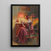 Reproduction of the painting Blowing Bubbles - Delphin Enjolras