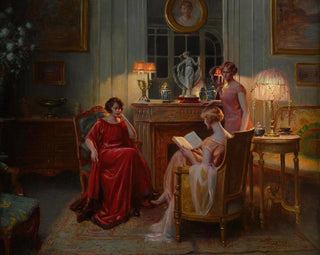 In the reading room - Delphin Enjolras — artwork view
