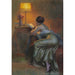 Reproduction of the painting The Novel - Delphin Enjolras