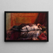 Odalisque - Delphin Enjolras — framed artwork on a wall