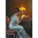 Reproduction of the painting Rêverie - Delphin Enjolras