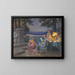 On the terrace - Delphin Enjolras — framed artwork on a wall