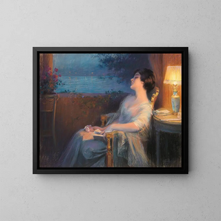 The whisper of the sea - Delphin Enjolras — framed artwork on a wall