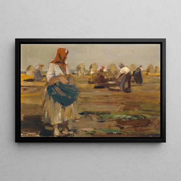 in the field - Demeter Koko — framed artwork on a wall