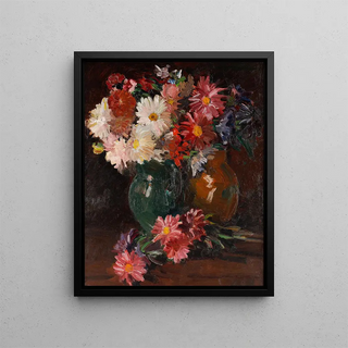 Flowers - Demeter Koko — framed artwork on a wall