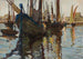 Fisherman in the port - Demeter Koko — artwork view