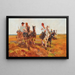 Return from the field - Demeter Koko — framed artwork on a wall