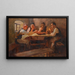 Untitled Painting - Demeter Koko — framed artwork on a wall