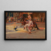 Circus Ride Painting - Demeter Koko — framed artwork on a wall