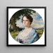 Demi-portrait of a young lady - Luma von FleschBrunningen — wall display of the artwork