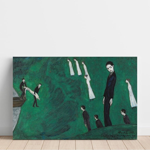 Reproduction of the painting Den Drunknade Flickan I - Nils Dardel
