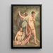 Three women bathing - Denis Ernest Bastien — framed artwork on a wall