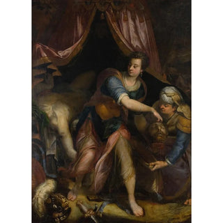 Judith with the head of Holofernes - Denys Calvaert — artwork view