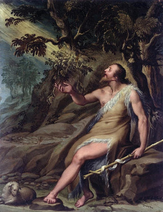 Saint John the Baptist in the Wilderness - Denys Calvaert — artwork view