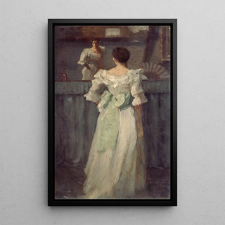 Reproduction of the painting La Robe blanche - Dermod O'Brien