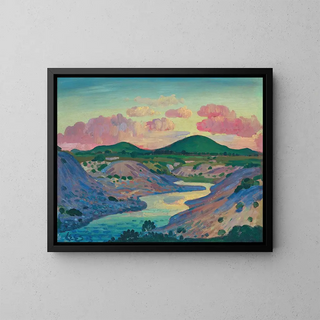 Dunes de sable - Derwent Lees — framed artwork on a wall