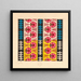 Reproduction of the painting Geometric design painting for printed textile I - Anonymous