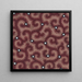 Reproduction of the painting Design textile of scattered beads on a background of intertwined branches - Anonymous