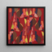 Design textile sans titre n° VI - Frances Hodgkins — framed artwork on a wall