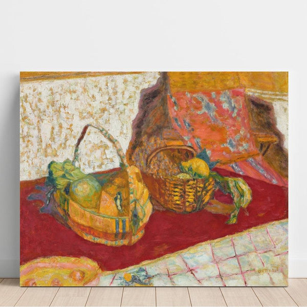 Reproduction of the painting of Two Baskets of Fruit - Pierre Bonnard