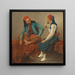 Two North Africans in conversation - Isidore Pils — framed artwork on a wall