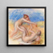 Two Nudes - Pierre-Auguste Renoir — framed artwork on a wall