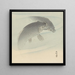 Two Carps - Ohara Koson — framed artwork on a wall