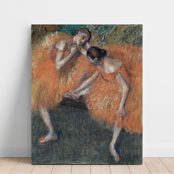 Reproduction of the painting Two Dancers - Edgar Degas