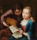 Two children making music - Gottfried Eichler the Elder — artwork view