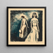 Two Women - Karl Wiener — framed artwork on a wall