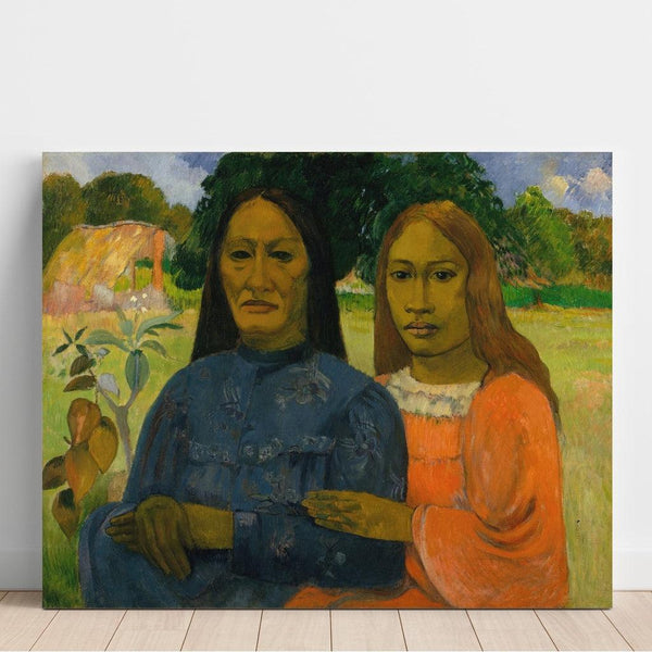 Reproduction of the painting Two Women - Paul Gauguin