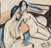 Two women sitting in a studio - Ernst Ludwig Kirchner — artwork view