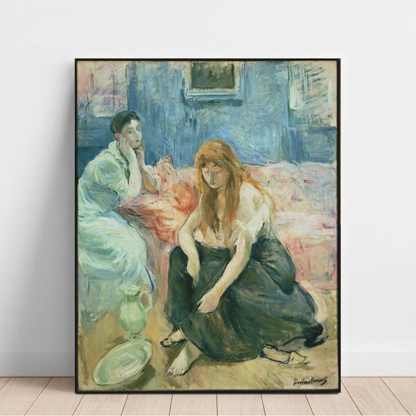 Reproduction of the painting Two Girls - Berthe Morisot