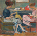 Two Young Women Sewing - Louis Valtat — artwork view