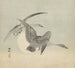 Two geese in flight - Ohara Koson — artwork view
