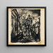 Two Tulips - Kontantn Bauer — framed artwork on a wall