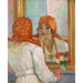 Reproduction of the painting of Devant le Miroir à l'Île-d'Yeu - Henri Lebasque