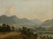 Landscape painting extended with wide valley and distant mountains - DeWitt Clinton Boutelle — artwork view