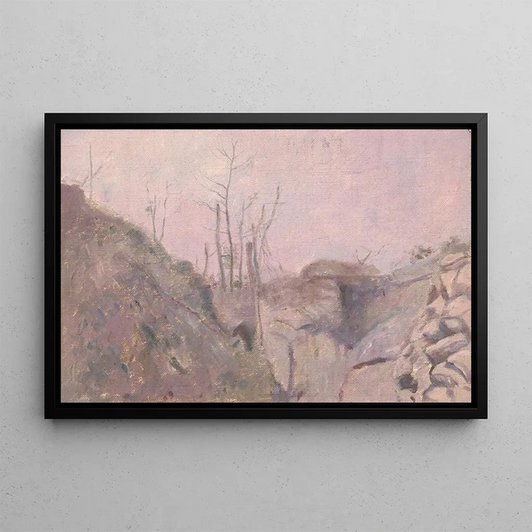 the Italian Front XI - Dezider Czader — framed artwork on a wall