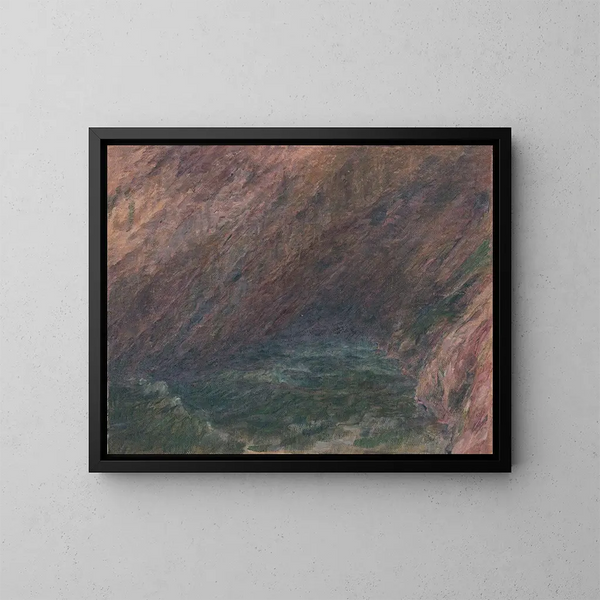 Ocean Painting IV - Dezider Czader — framed artwork on a wall