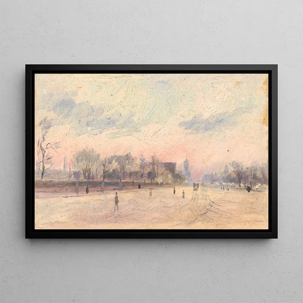 Rue - Dezider Czader — framed artwork on a wall